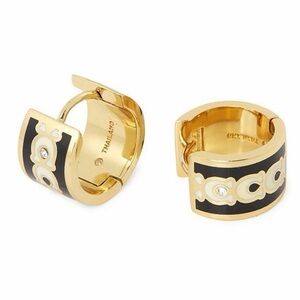 🆕 COACH | Signature Enamel Hoop Earrings!